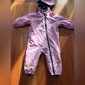 Hatley Light Pink Kids One Piece Footie